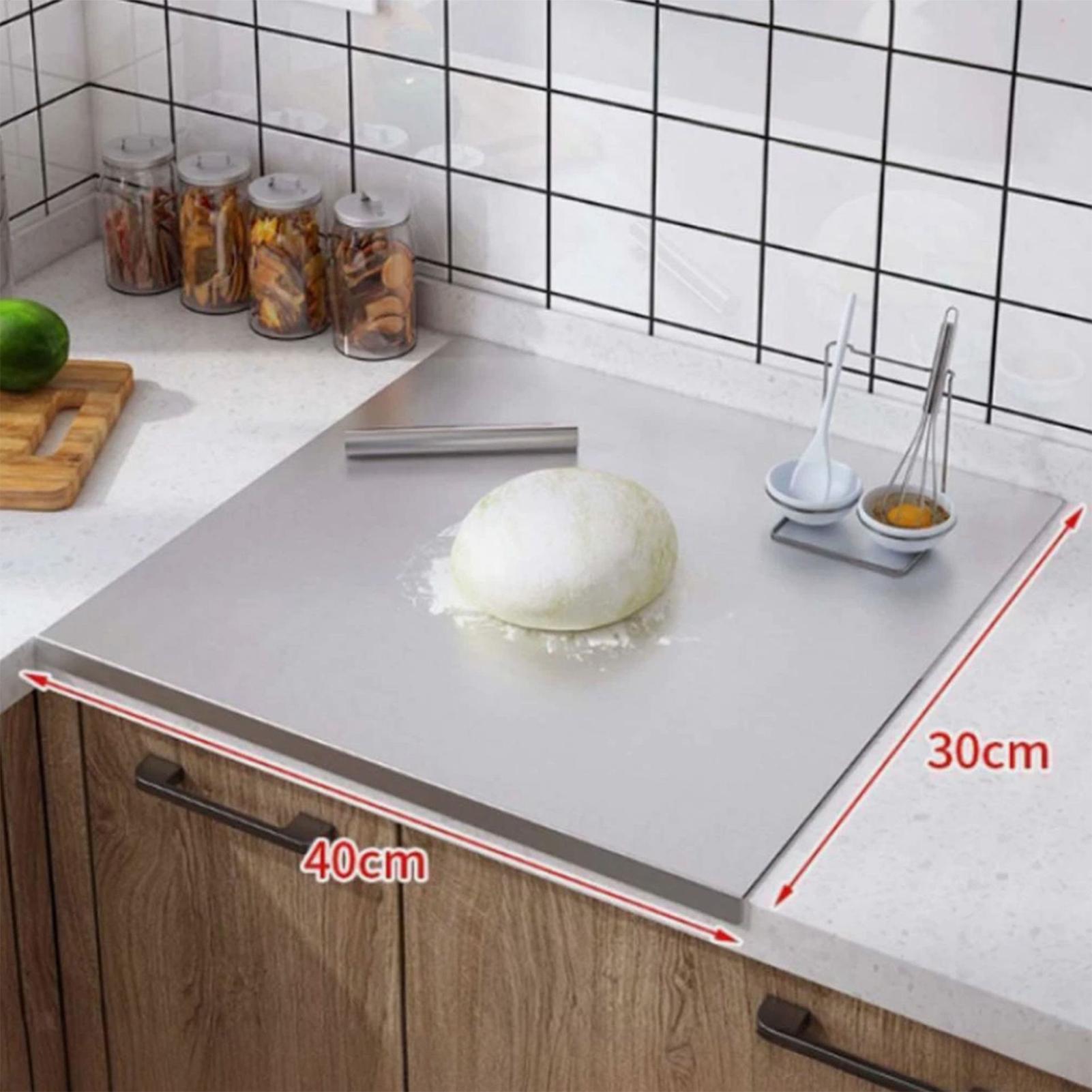 Kitchen And Baking - Planche à découper en acier inoxydable
