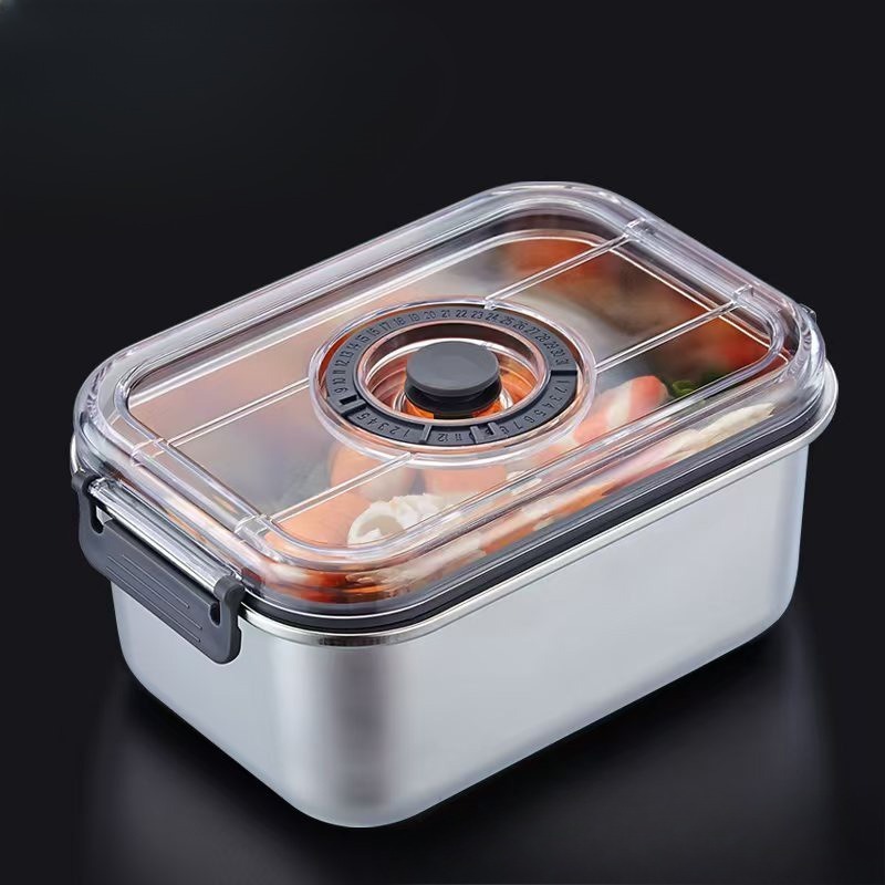 Kitchen Baking Tray Organizer - Conteneur alimentaire sous vide en acier