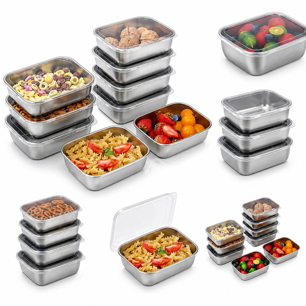 Kitchen Baking Tray Organizer - Lot de 6 boîtes de conservation