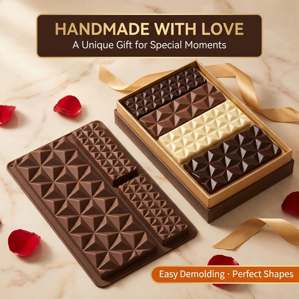 Moule à chocolat en silicone 2 - Kitchen And Baking Tools avis et prix