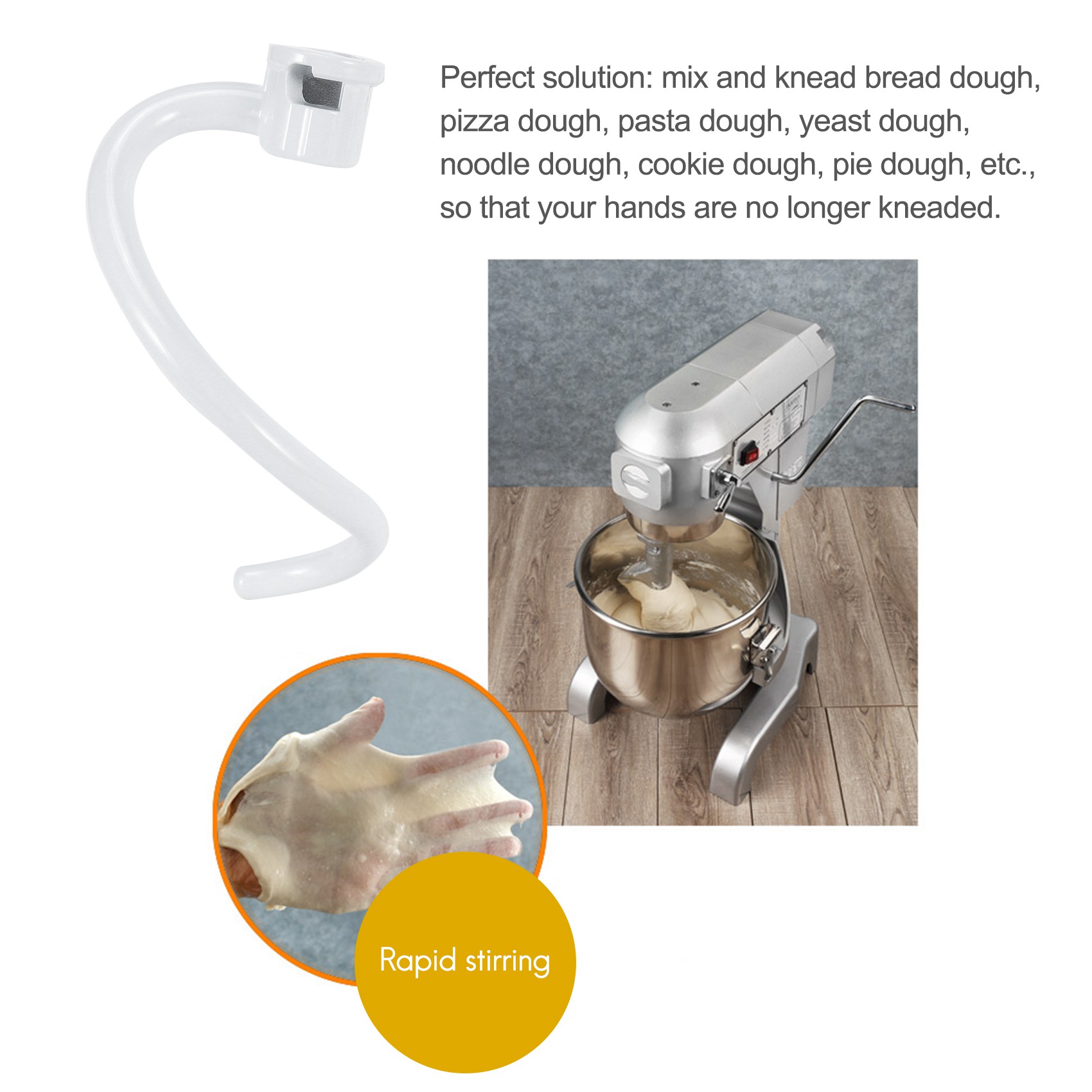 Crochet à pâte en spirale de r - Kitchenaid Mixer Pro 600 avis et prix