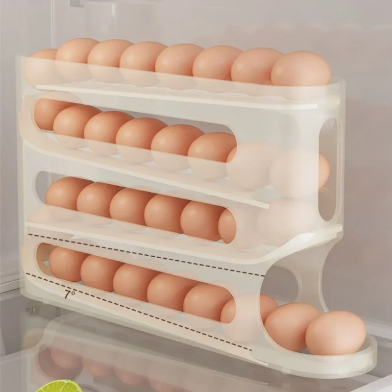 Support à œufs automatique à 4 - Kitchen Baking Tray Organizer avis et prix