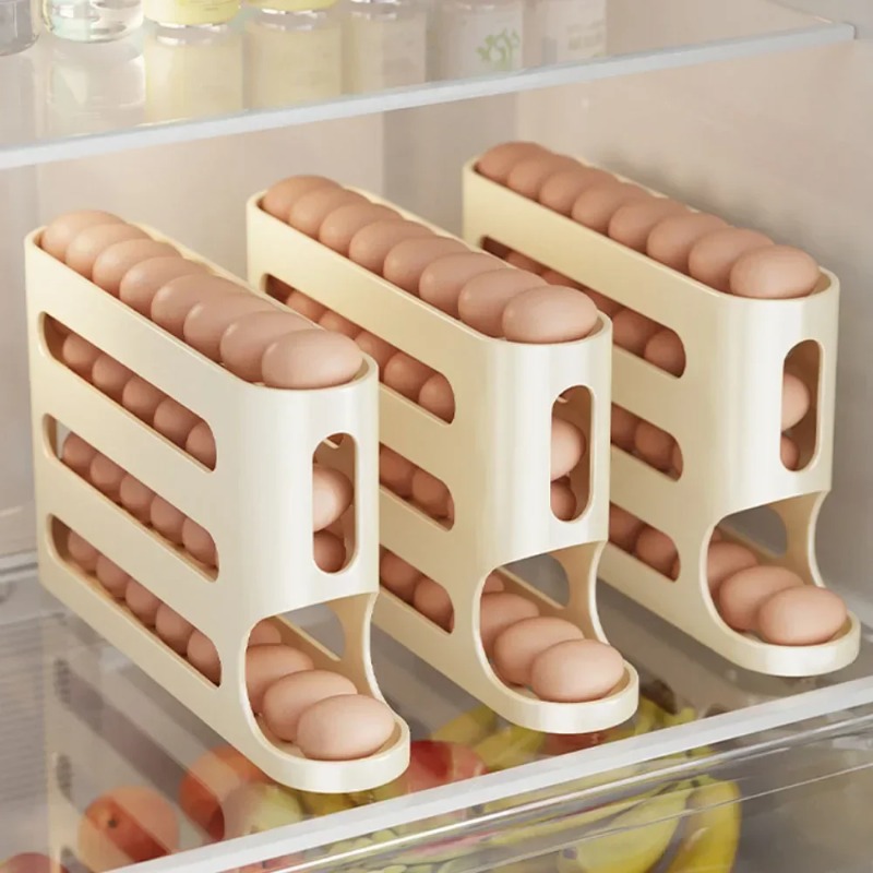 Support à œufs automatique à 4 - Kitchen Baking Tray Organizer avis et prix