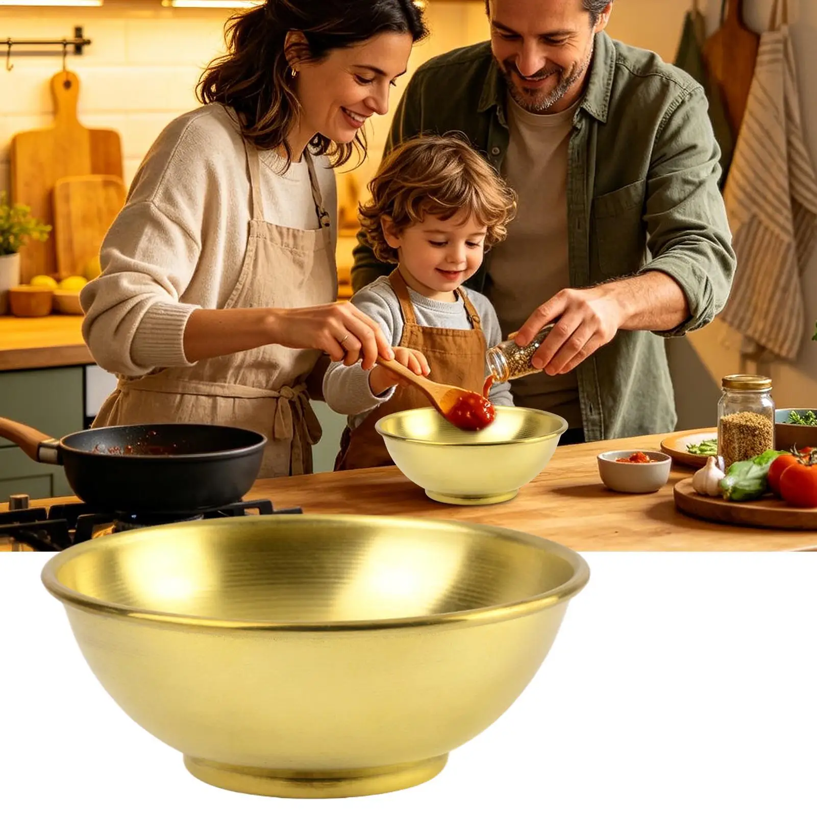 Grand bol en cuivre, récipient - Kitchen Baking Storage avis et prix