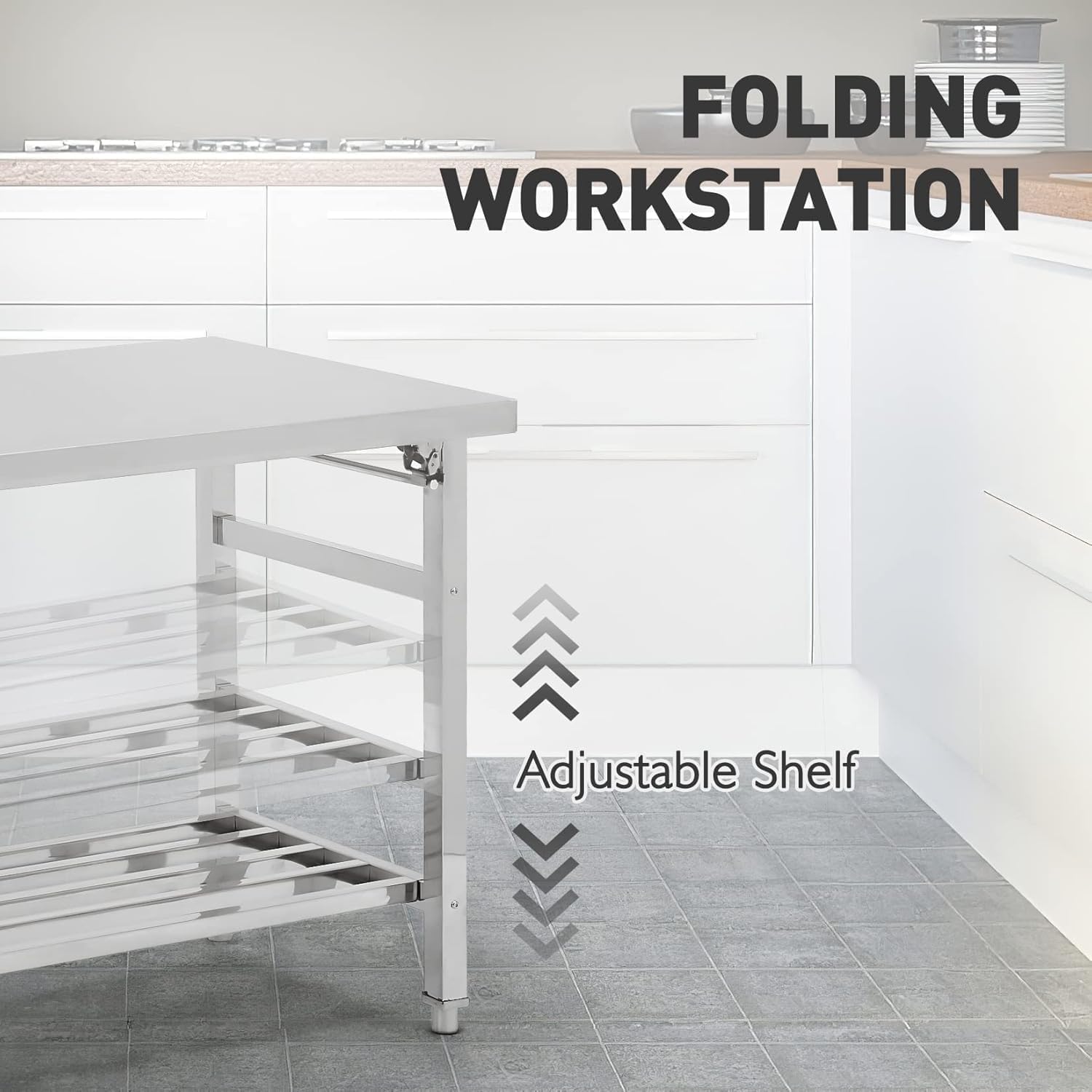 Table de préparation pliable e - Kitchen Up avis et prix