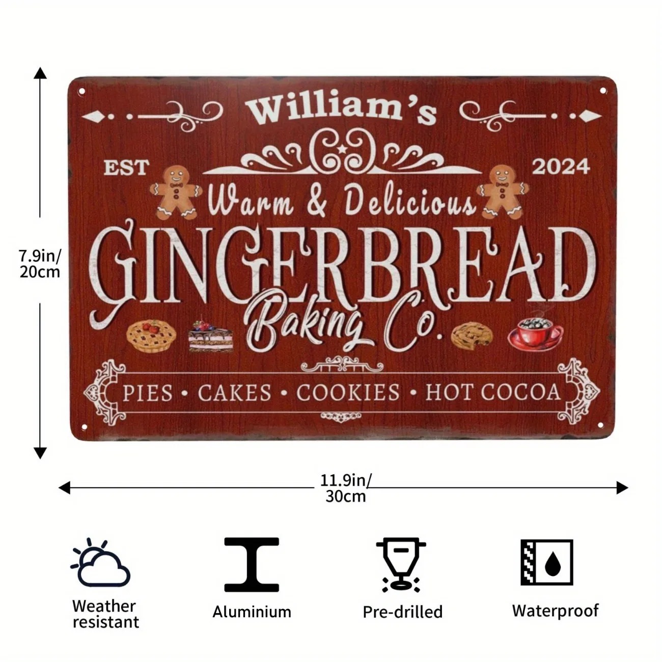 Panneau de cuisson personnalis - Kitchen Baking Decor avis et prix